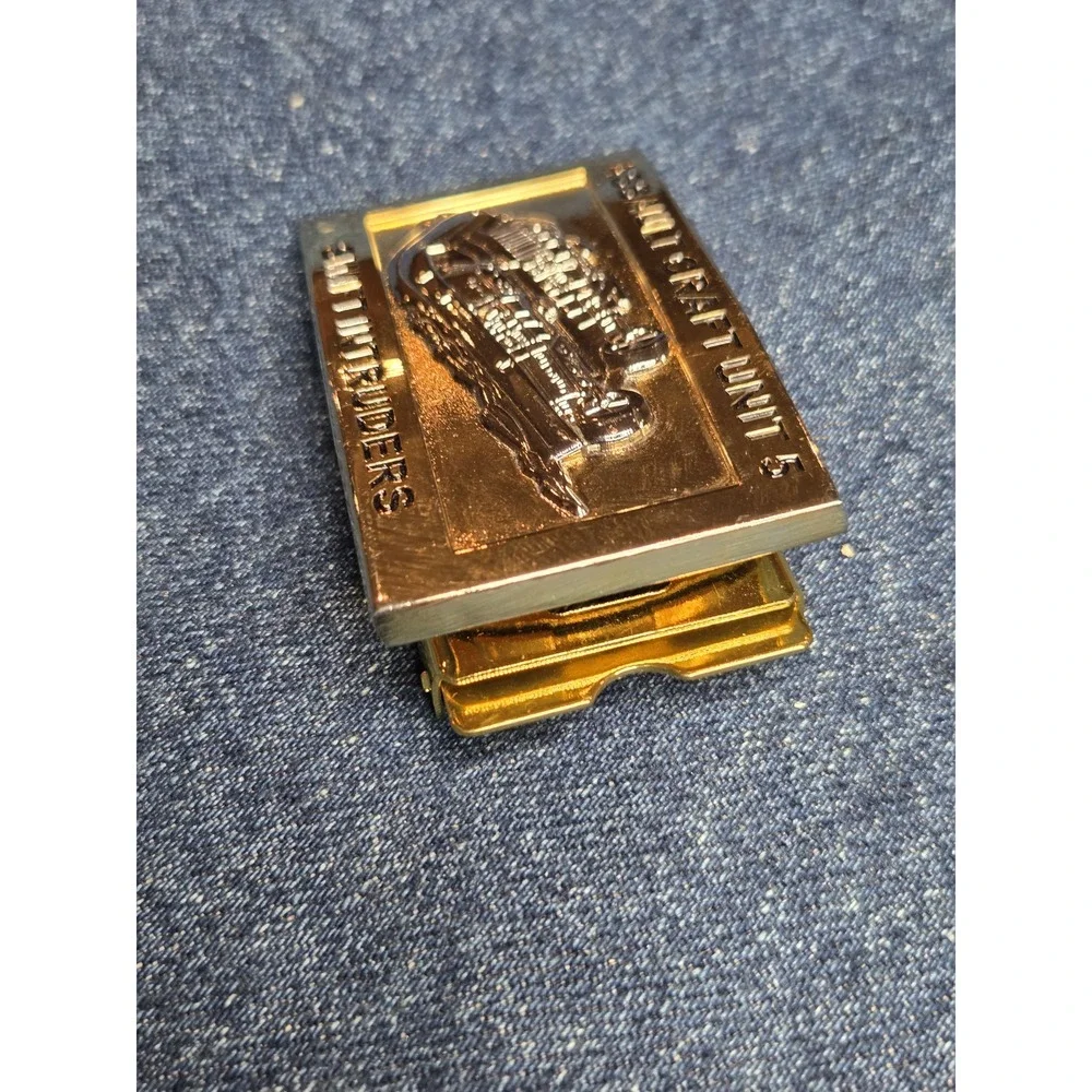 US Navy Assault Craft Unit 5 Swift Intruders Military Belt Buckle